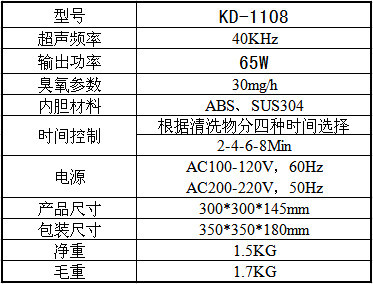 康道KD-1108去农残超声波解毒清洗机 健康生活的智慧之选